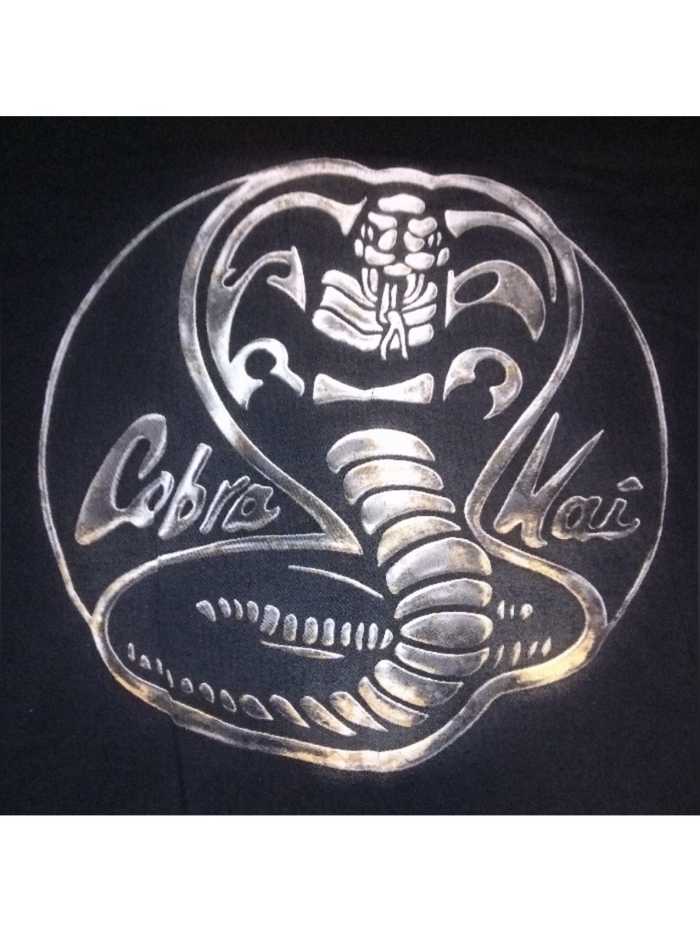 Cobrai Kai Black Short Sleeve T Shirt THE KARATE KID TV SHOW GRAPHIC Shirt